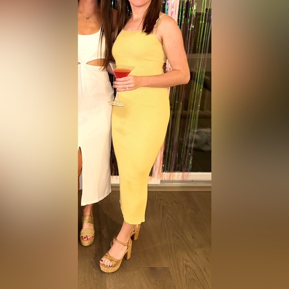 H&M Yellow Ribbed Two-Piece Set - Picture 5 of 6